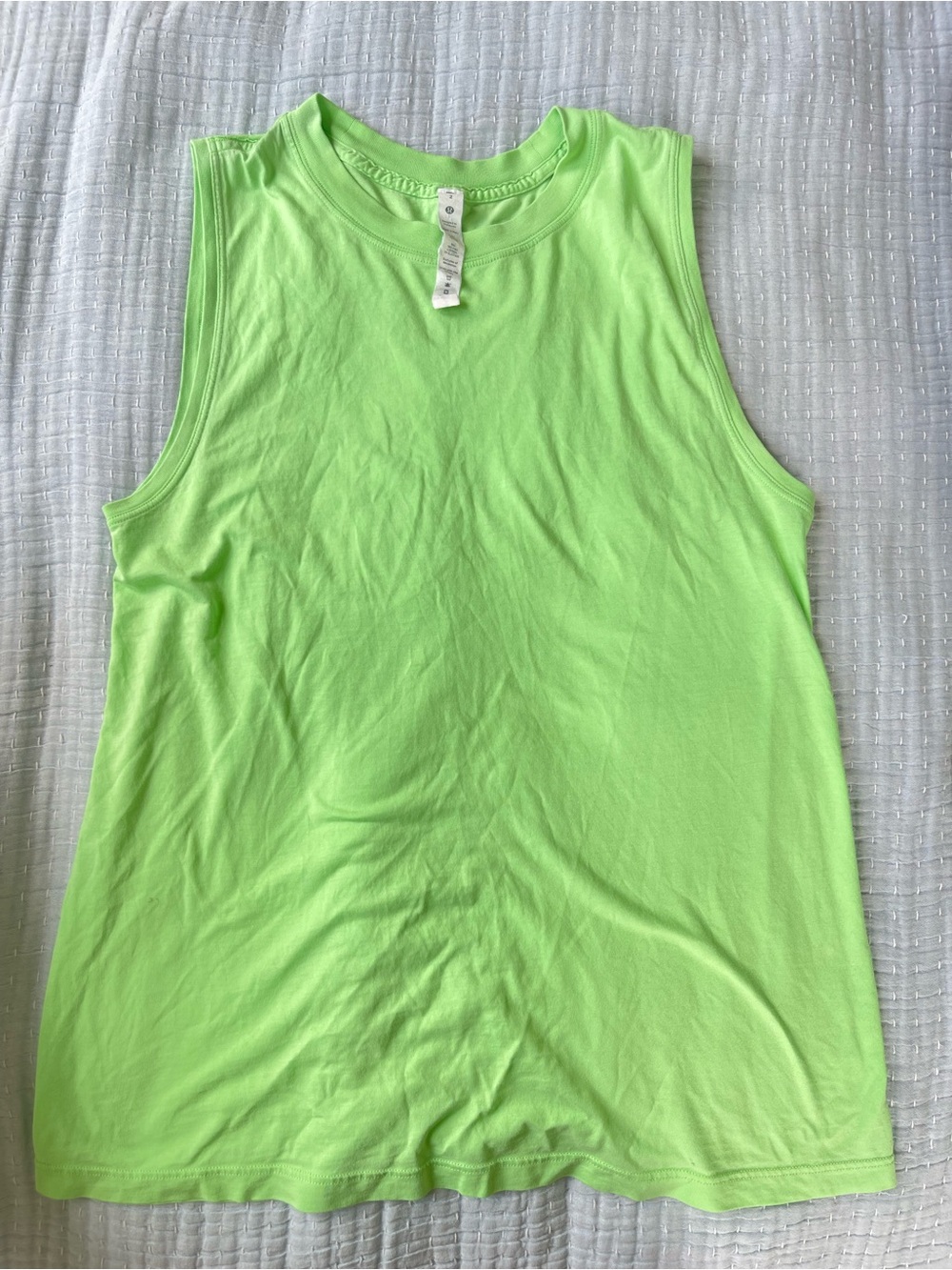 lululemon Neon Lime Sleeveless Tank size 2